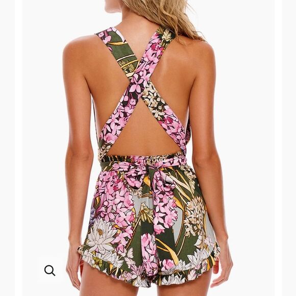 Agua Bendita Suki Naomi Romper Medium NEW - Picture 12 of 12